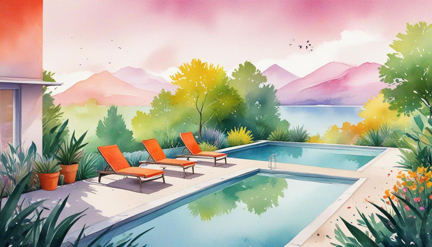 Creating minimalist leisure areas that maximize functionality and comfort.