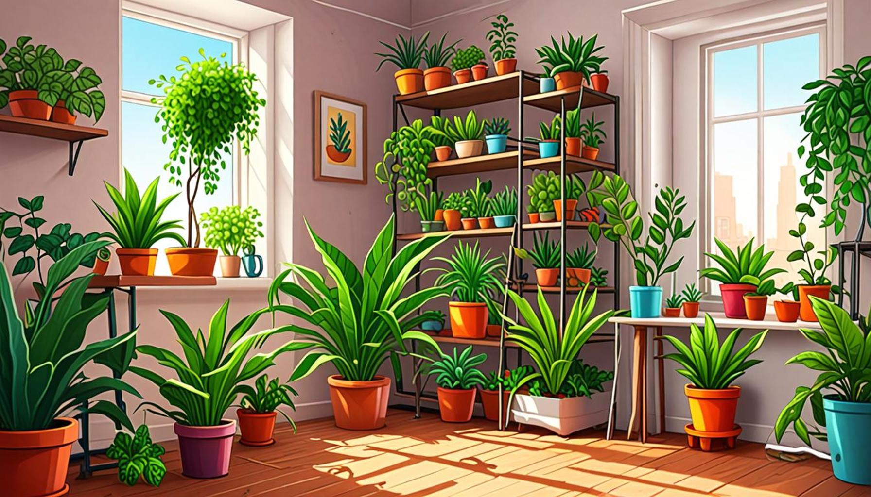 The Role of Indoor Plants in Improving Air Quality and Reducing Cleaning Needs